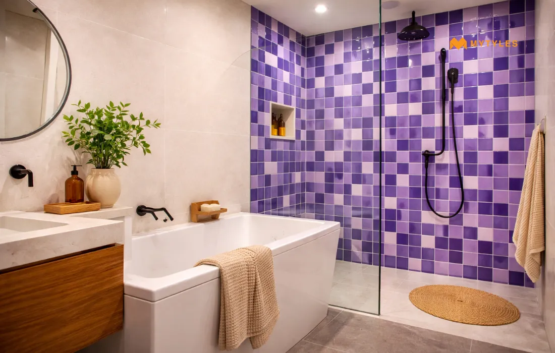 Mosaic wall Tile in Bathroom